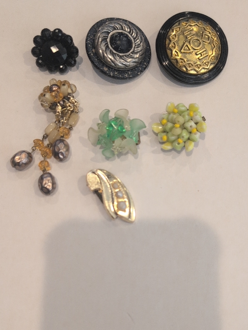 Vintage West Germany Clip On Earrings